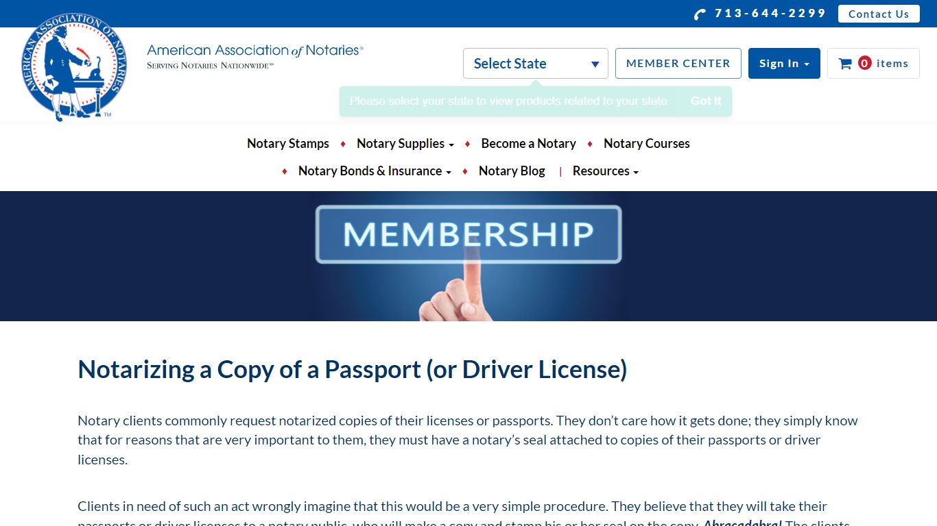 Notarizing a Copy of a Passport (or Driver License)